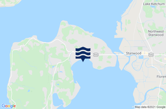 Mappa delle maree di Livingston Bay, United States