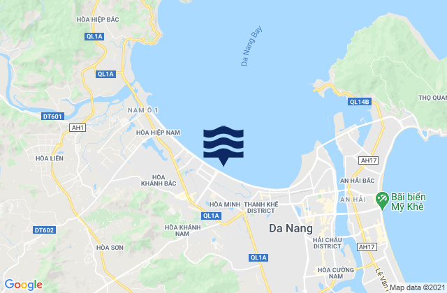 Mappa delle maree di Liên Chiểu, Vietnam