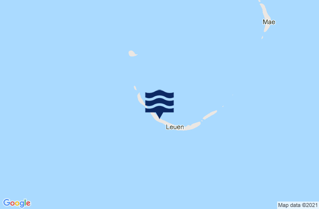 Mappa delle maree di Loen, Marshall Islands