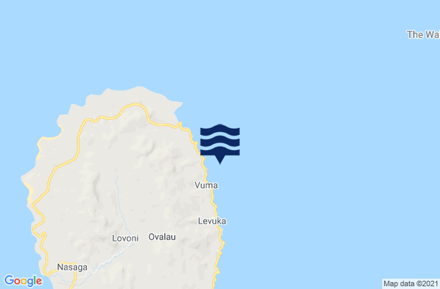 Mappa delle maree di Lomaiviti Province, Fiji