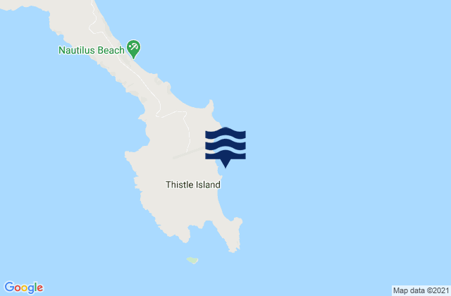 Mappa delle maree di Loot Bay, Australia