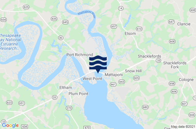 Mappa delle maree di Lord Delaware Bridge 100 yds. S of, United States
