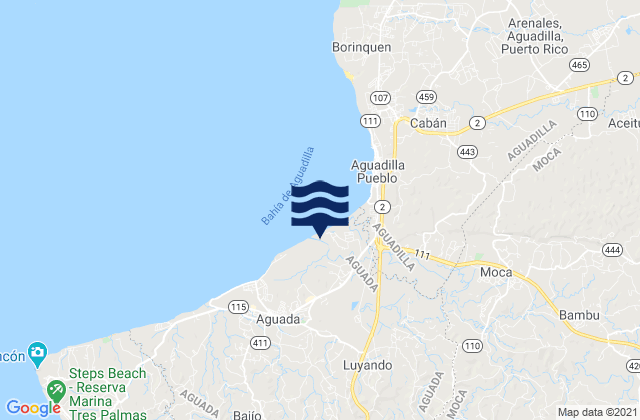 Mappa delle maree di Luyando, Puerto Rico