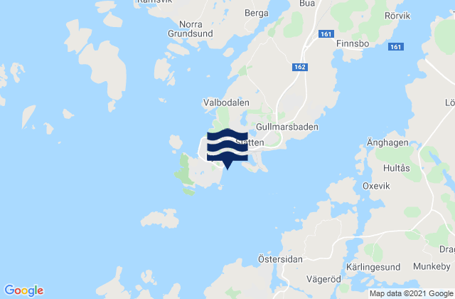 Mappa delle maree di Lysekil, Sweden