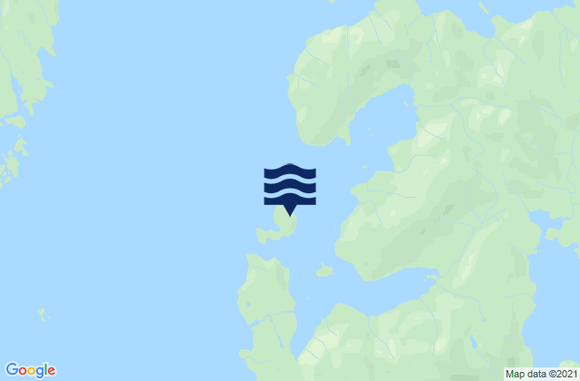 Mappa delle maree di Mabel Island, United States