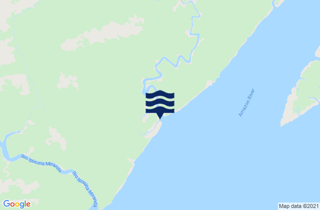 Mappa delle maree di Macapá, Brazil