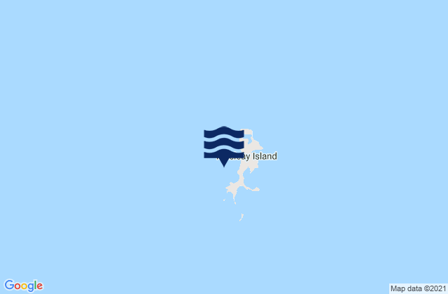 Mappa delle maree di Macleay Island, Australia