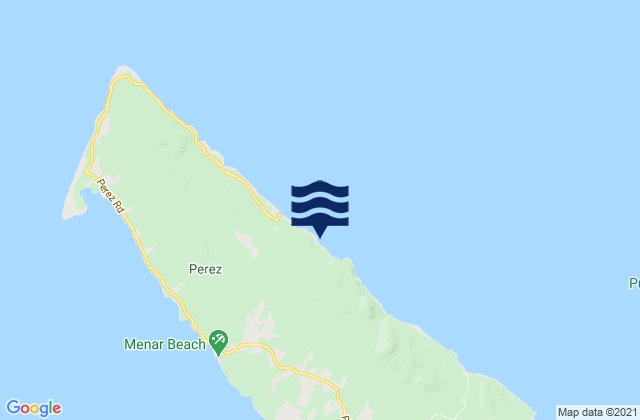 Mappa delle maree di Mainit Norte, Philippines