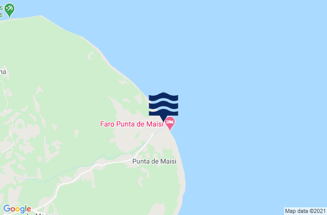 Mappa delle maree di Maisi, Cuba