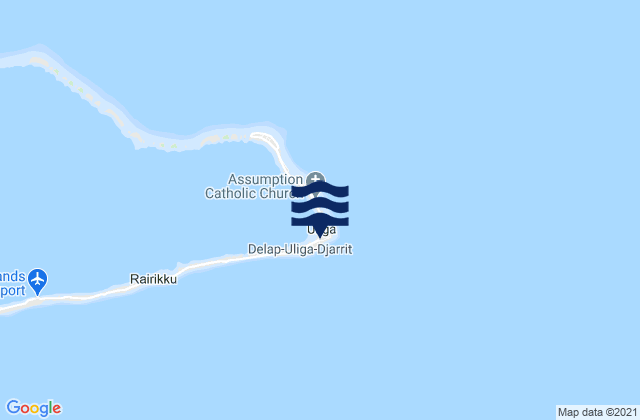 Mappa delle maree di Majuro, Marshall Islands