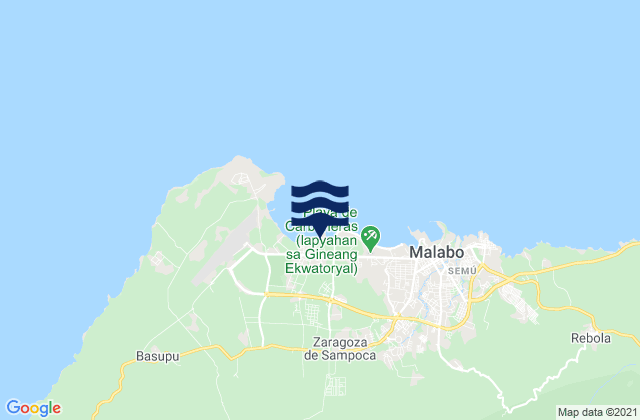 Mappa delle maree di Malabo, Equatorial Guinea