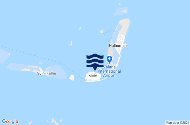 Mappa delle maree di Maldives