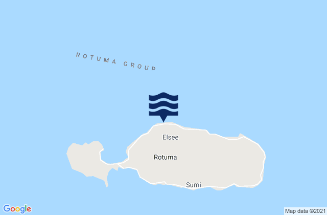 Mappa delle maree di Malhaha, Fiji