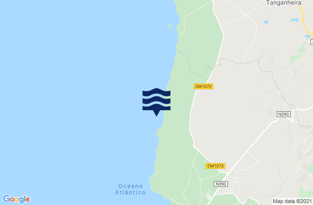 Mappa delle maree di Malhao, Portugal