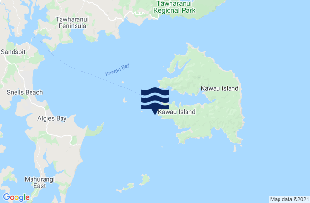 Mappa delle maree di Mansion House Bay - Bon Accord Harbour, New Zealand