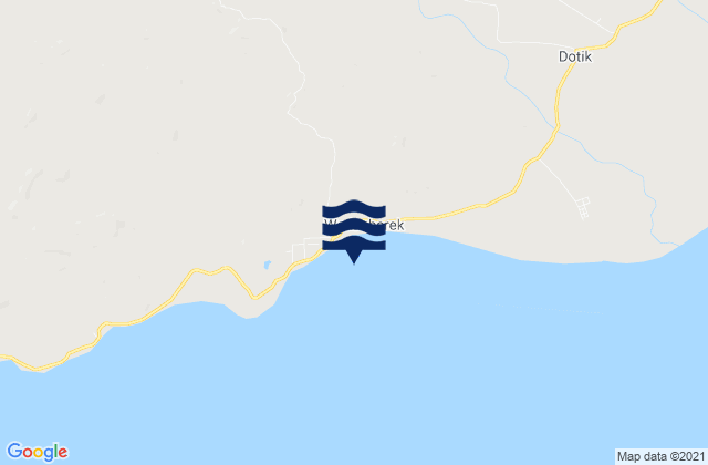 Mappa delle maree di Manufahi, Timor Leste