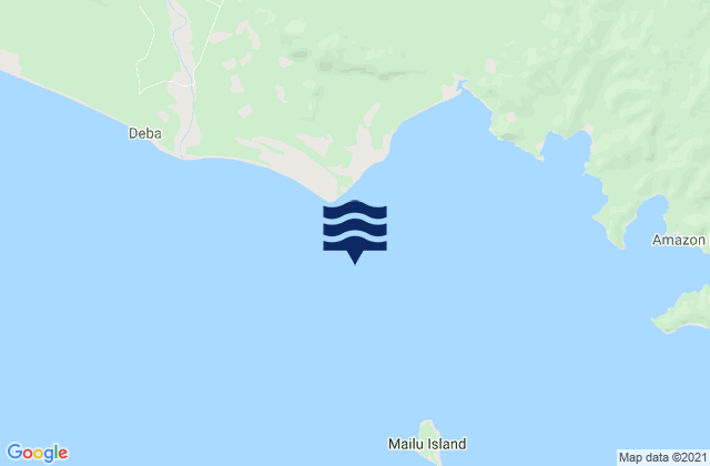 Mappa delle maree di Margarida, Papua New Guinea