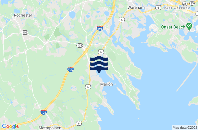 Mappa delle maree di Marion (Sippican Harbor), United States