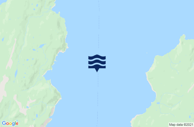 Mappa delle maree di Marmot Island west of, United States