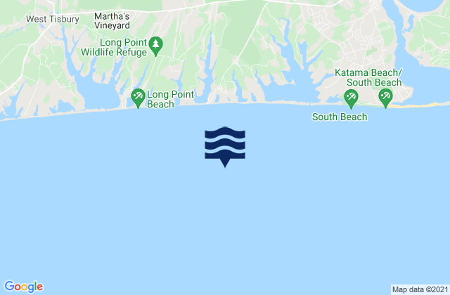 Mappa delle maree di Martha's Vineyard GPS Buoy, United States
