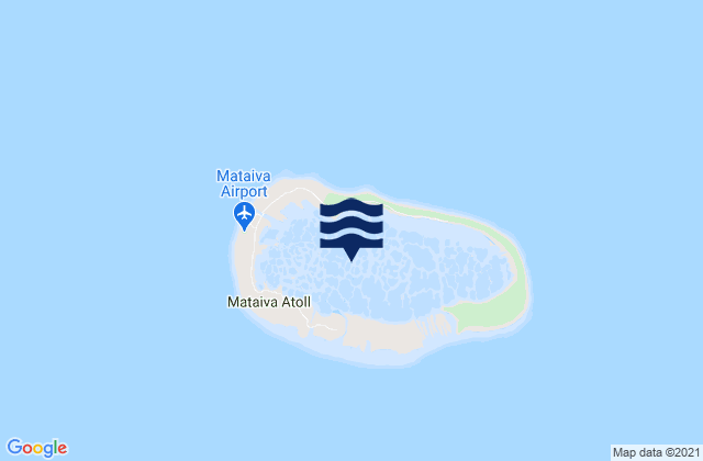 Mappa delle maree di Mataiva, French Polynesia