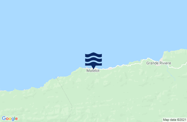 Mappa delle maree di Matelot, Trinidad and Tobago