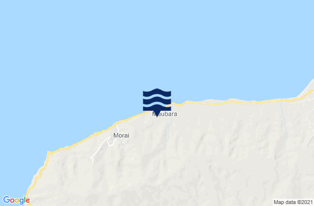 Mappa delle maree di Maubara, Timor Leste