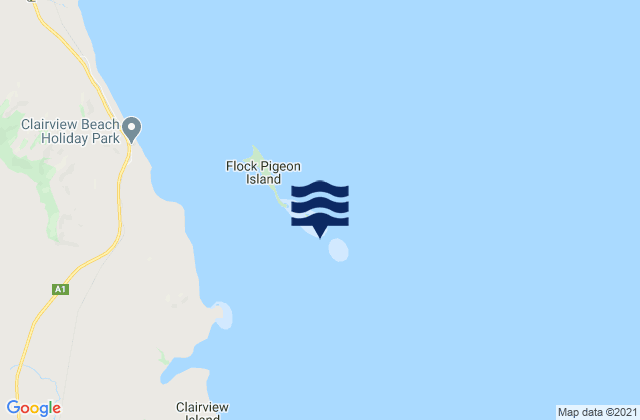 Mappa delle maree di Mcewin Islet, Australia