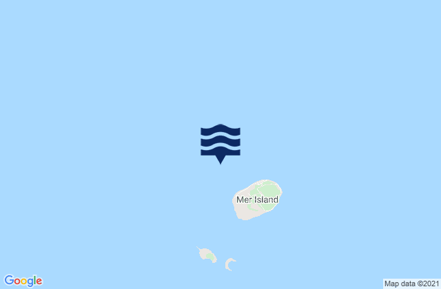 Mappa delle maree di Meer Island Barge, Australia
