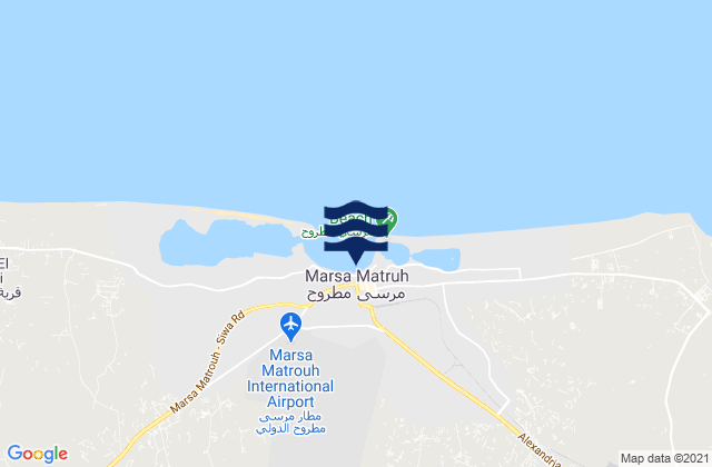 Mappa delle maree di Mersa Matruh, Egypt
