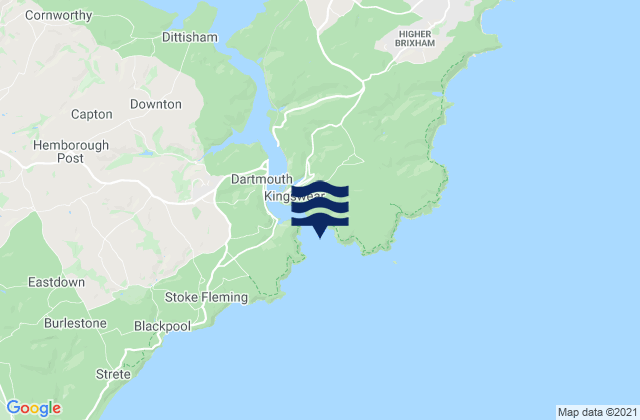 Mappa delle maree di Mill Bay Cove Beach, United Kingdom