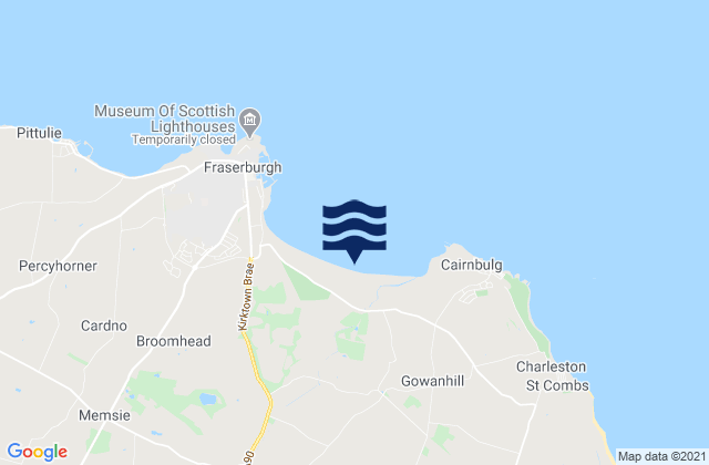 Mappa delle maree di Mintlaw, United Kingdom