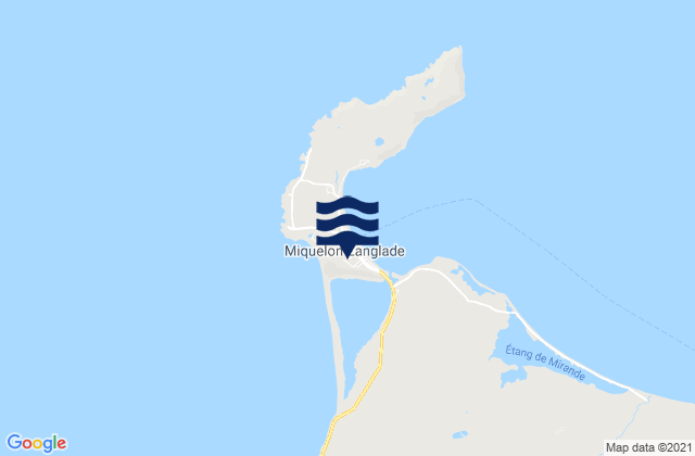 Mappa delle maree di Miquelon, Saint Pierre and Miquelon