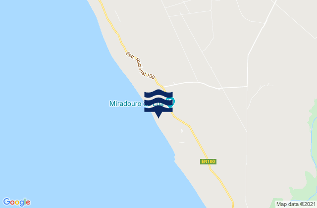 Mappa delle maree di Miradouro, Angola