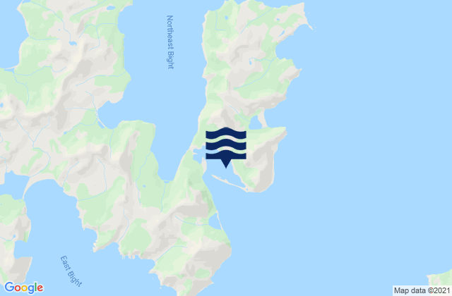 Mappa delle maree di Mist Harbor (Nagai Island), United States
