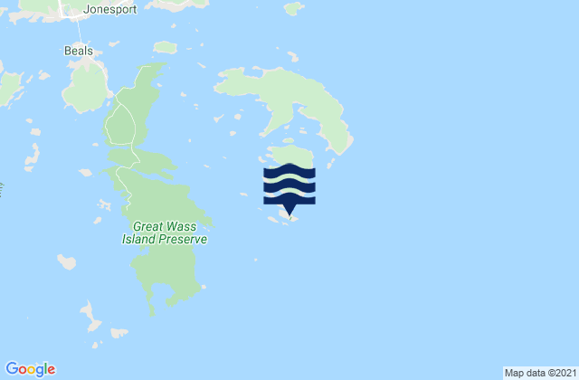 Mappa delle maree di Mistake Island, United States