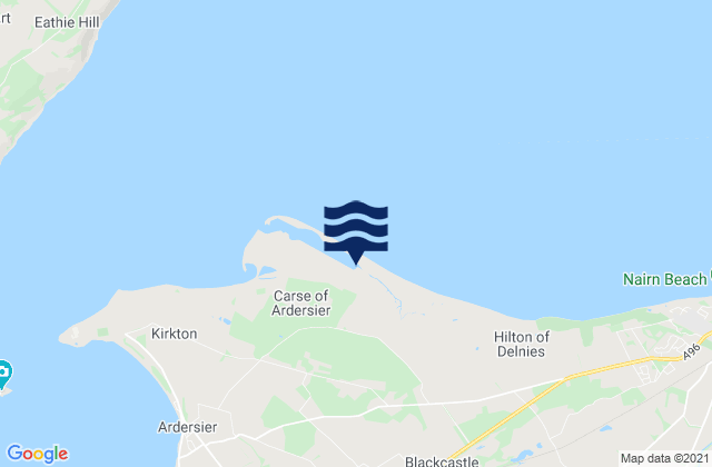 Mappa delle maree di Moray Firth (sheet pile wall), United Kingdom