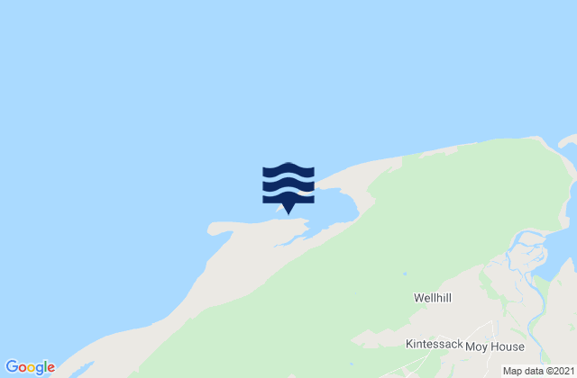 Mappa delle maree di Moray Firth, United Kingdom