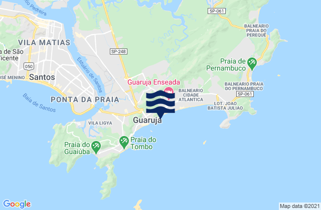 Mappa delle maree di Morro do Maluf, Brazil