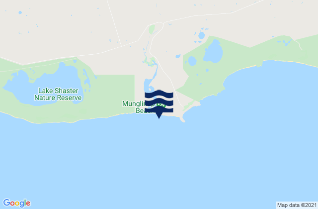 Mappa delle maree di Munglinup Beach, Australia