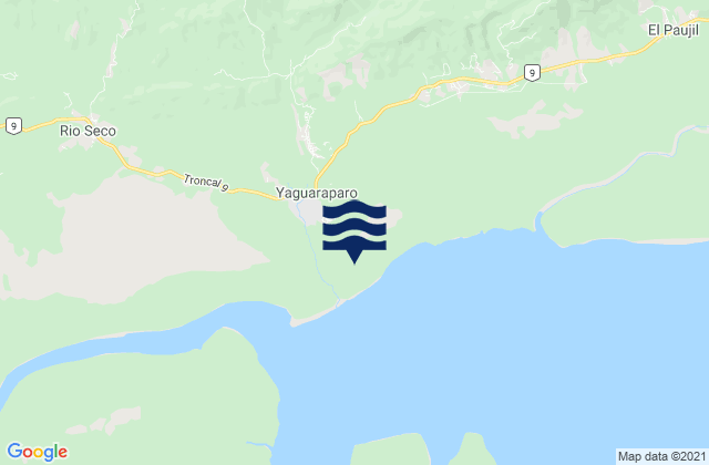 Mappa delle maree di Municipio Cajigal, Venezuela