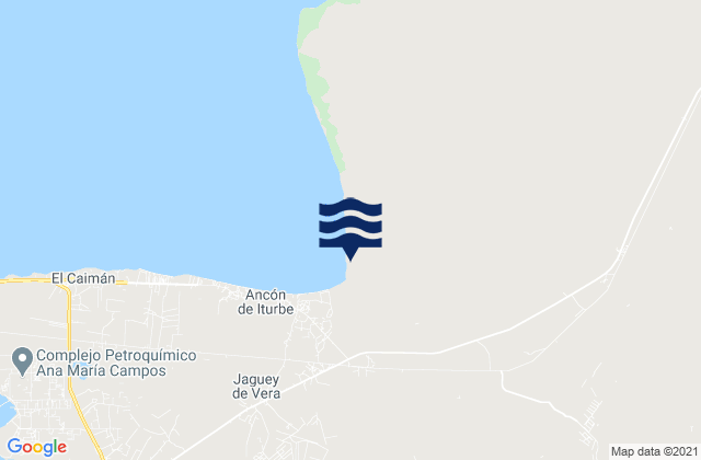 Mappa delle maree di Municipio Miranda, Venezuela