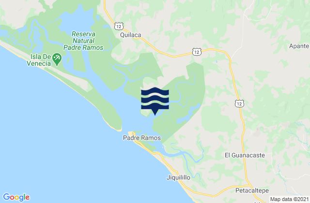 Mappa delle maree di Municipio de El Viejo, Nicaragua
