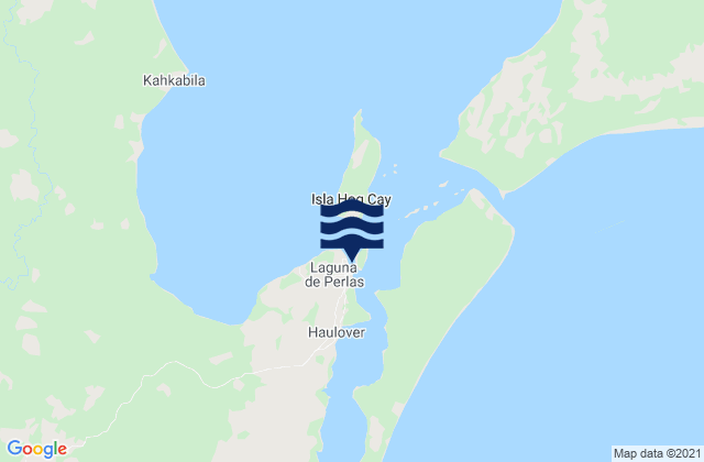 Mappa delle maree di Municipio de Laguna, Nicaragua