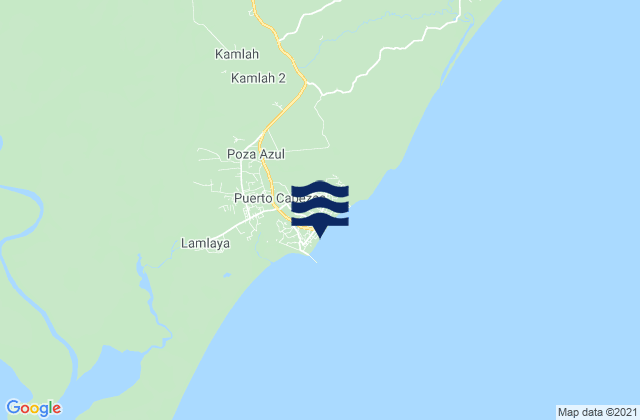 Mappa delle maree di Municipio de Puerto Cabezas, Nicaragua