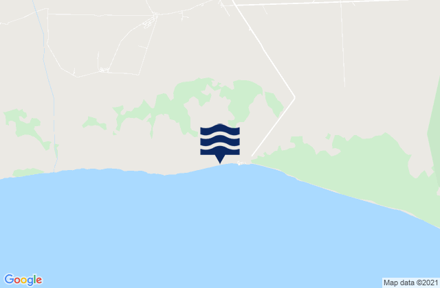 Mappa delle maree di Municipio de San Nicolás, Cuba