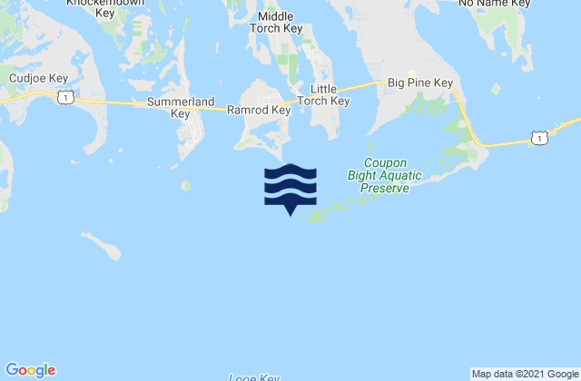 Mappa delle maree di Munson Island (Newfound Harbor Channel), United States