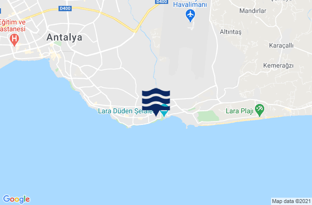 Mappa delle maree di Muratpaşa İlçesi, Turkey