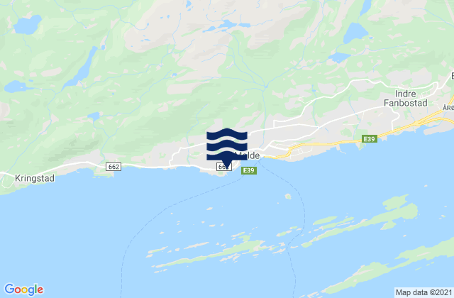 Mappa delle maree di Møre og Romsdal fylke, Norway