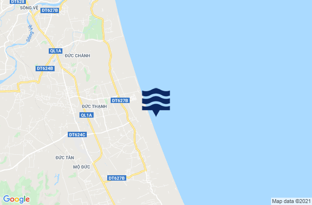 Mappa delle maree di Mộ Đức, Vietnam